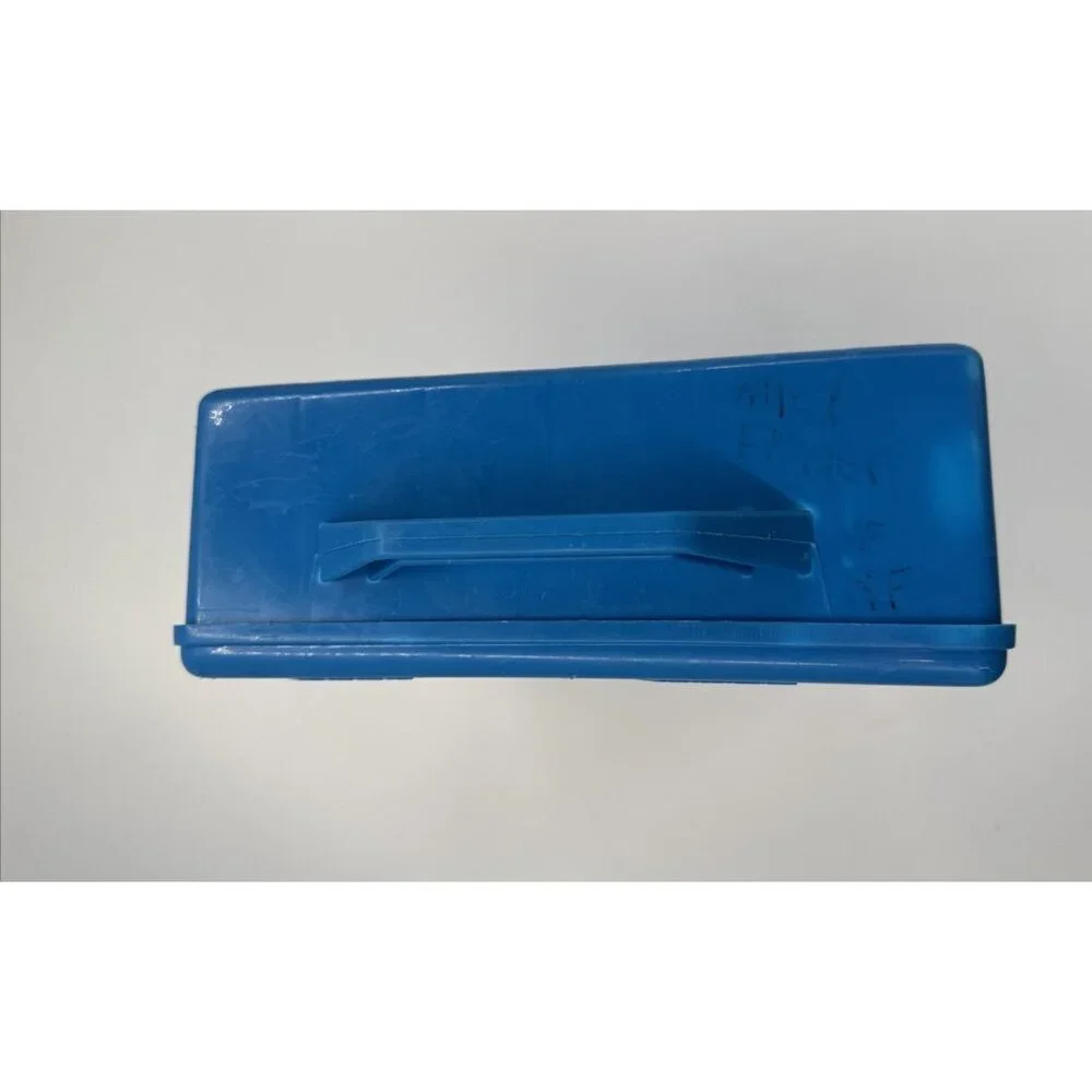 Vintage Hot Wheels 48 Car Carry Case Only Style 20020 Blue Mattel USA Made 1998